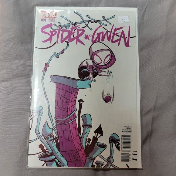 Spider-Gwen #1 Variant edition Marvel comic - first issue April 2015 good cond - Picture 1 of 13
